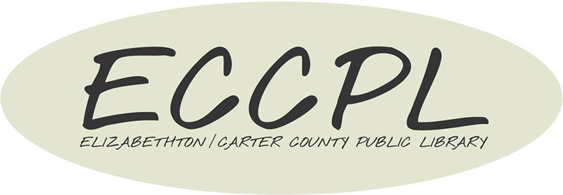 Elizabethton Carter County Public Library logo text only