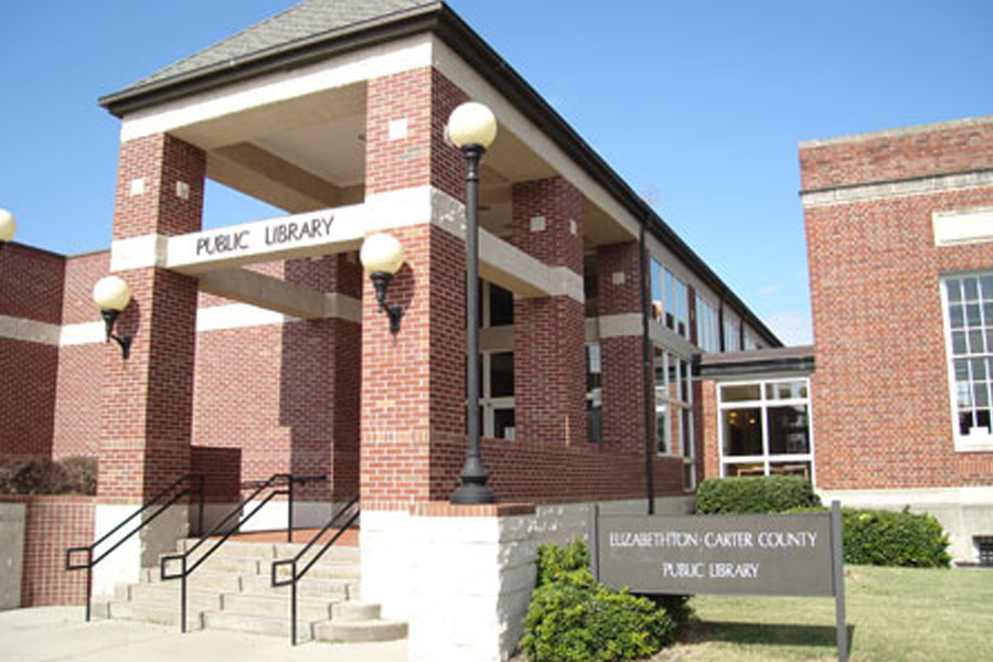 Elizabethton Carter County Public Library entrance